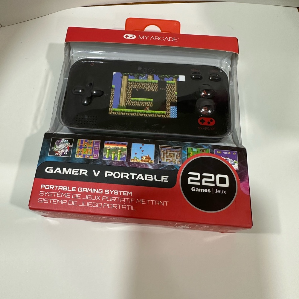 Arcade Gamer V Portable Handheld Console - Black